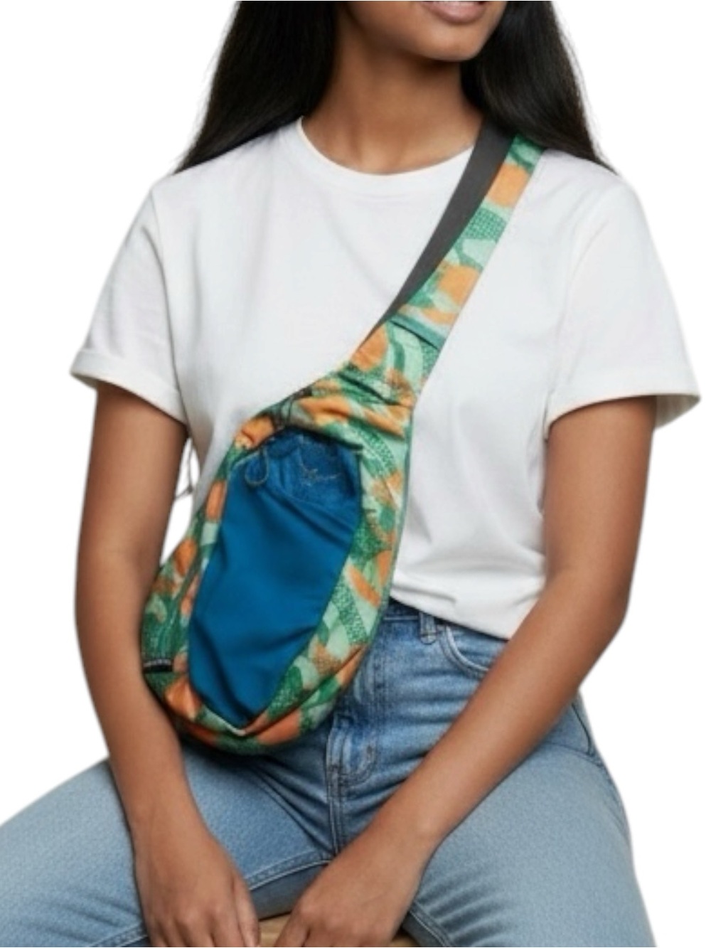 Osprey Daylite Sling Backpack in Honey Bee Deep Sea Blue Limited Series Pattern - Picture 11 of 12